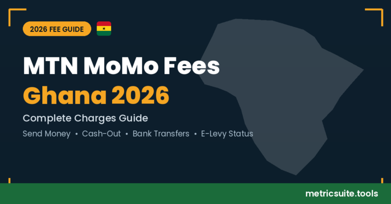 MTN MoMo Fees Ghana 2026: Complete Charges Guide