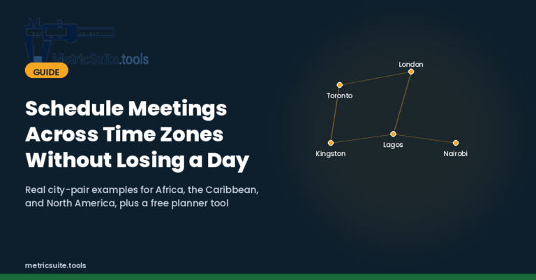 How to Schedule Meetings Across Time Zones