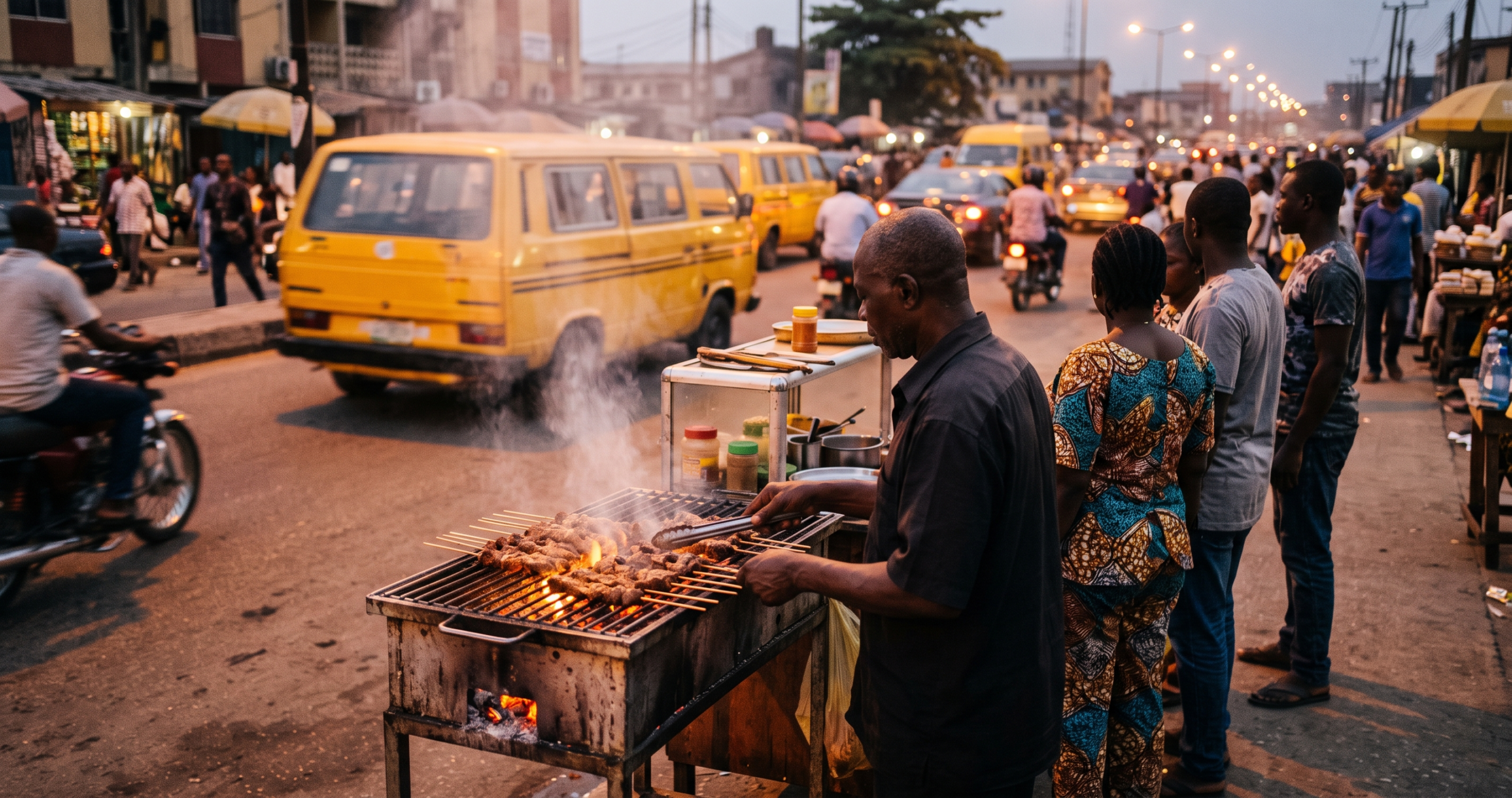 Street Vendor in lagos