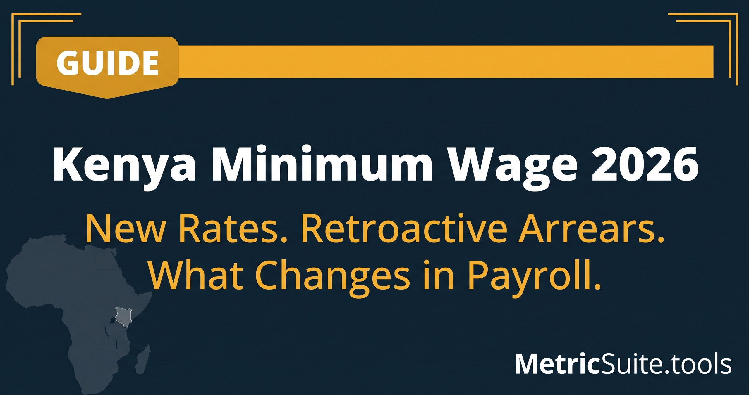 Kenya Minimum Wage 2026