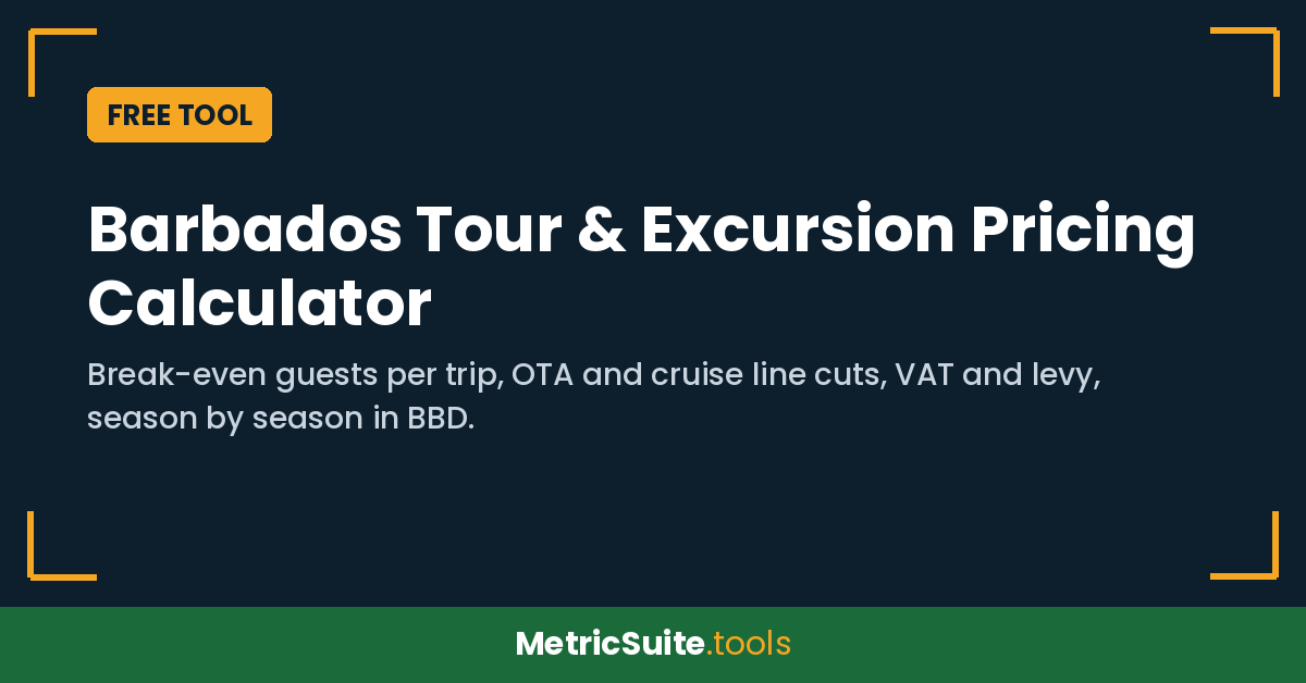 Barbados Tour price planner