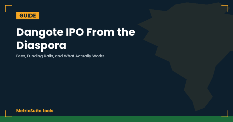 Dangote IPO From the Diaspora: Fees, Funding Rails, and What Actually Works